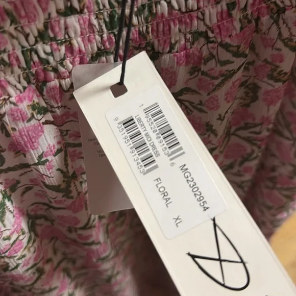 MINKPINK Pink Floral Liberty Midi Dress - Picture 5 of 5